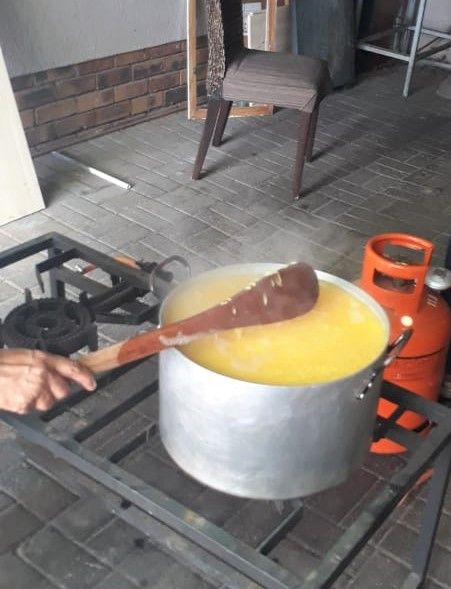 Ueberall wurde für die Obdachlosen gekocht